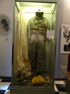 Sen. John McCain's flight suit is on display at the "Hanoi Hilton," but most exhibits refer to Vietnamese Communists imprisoned by the French.